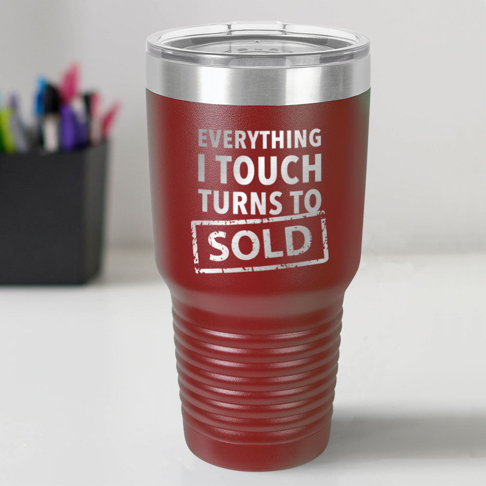 Custom Engraved Turns To Sold 30 oz Tumbler