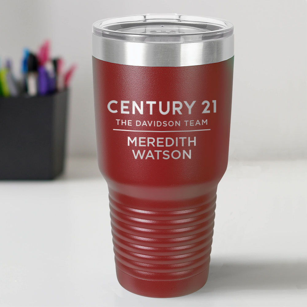 Century 21 Custom Engraved 30 oz Tumbler