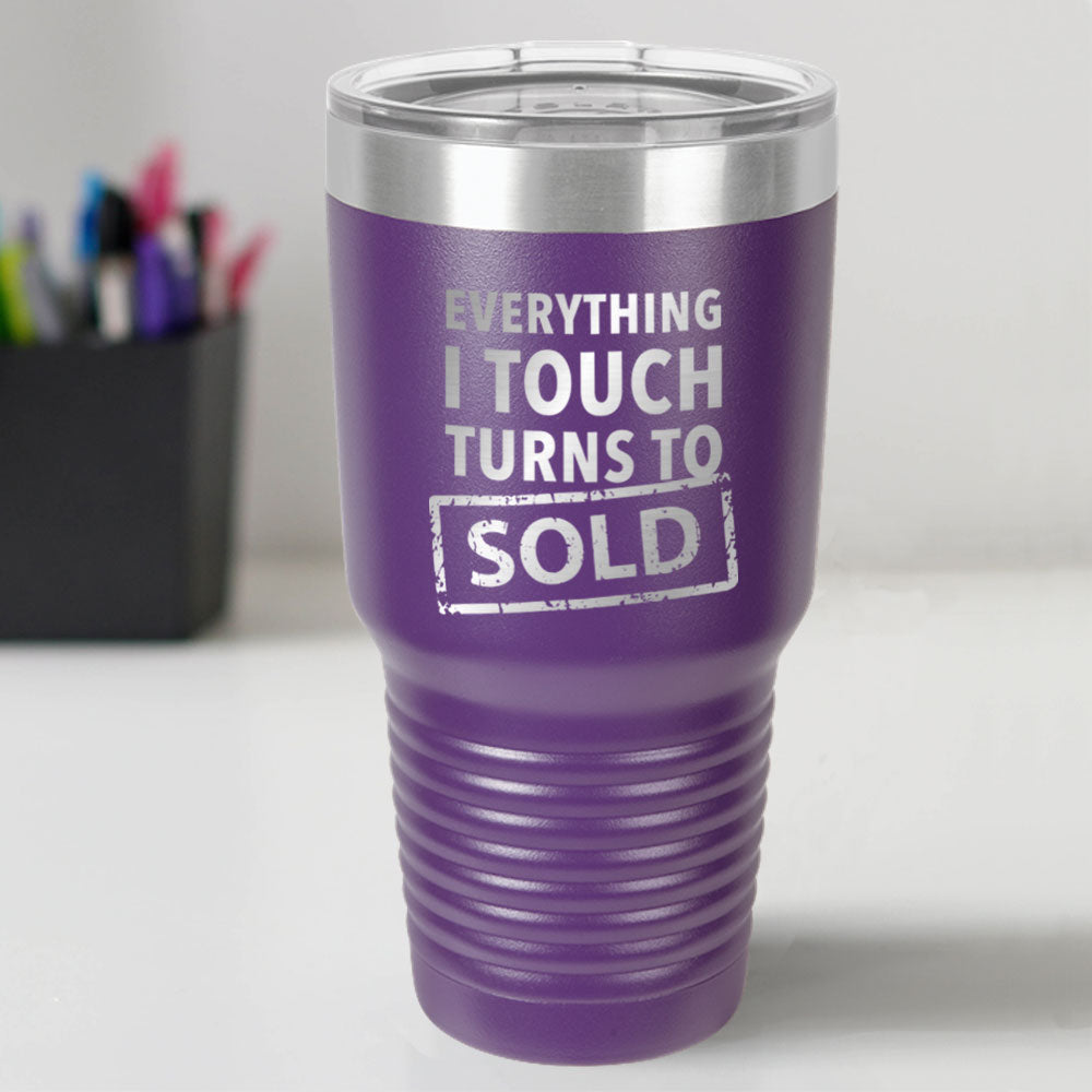 Custom Engraved Turns To Sold 30 oz Tumbler