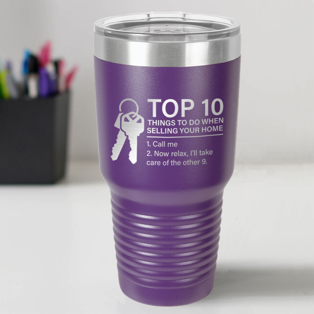 Custom Engraved TOP 10 30 oz Tumbler