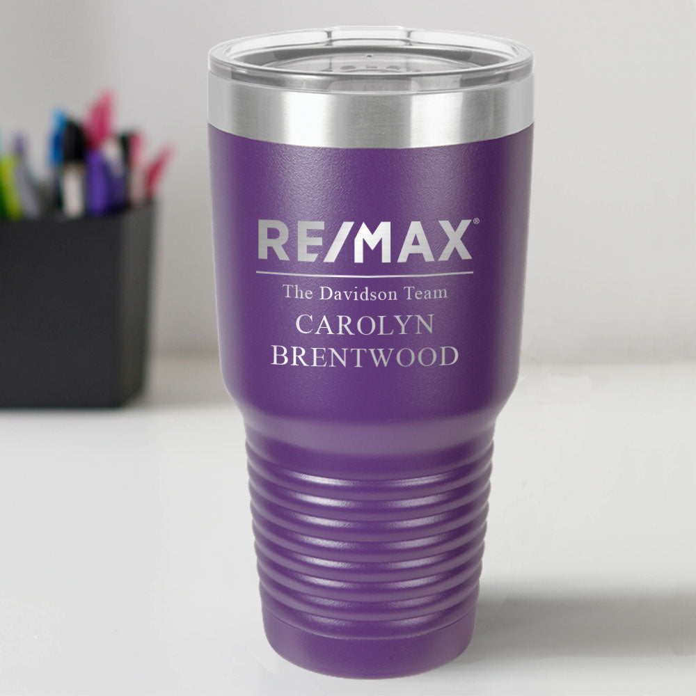 ReMax Custom Engraved 30 oz Tumbler
