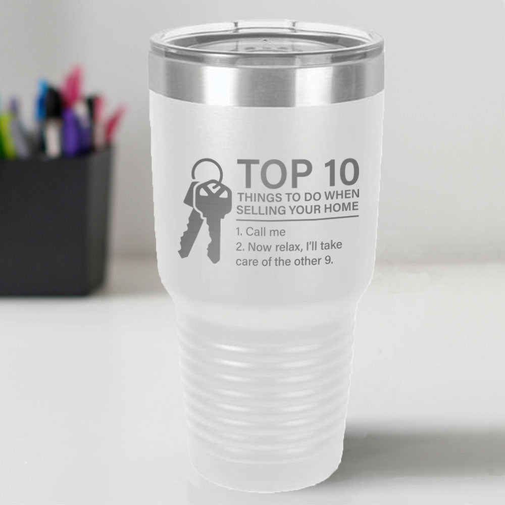Custom Engraved TOP 10 30 oz Tumbler