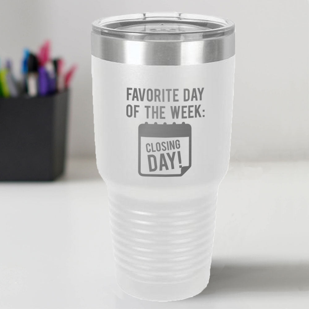 Custom Engraved Favorite Day 30 oz Tumbler
