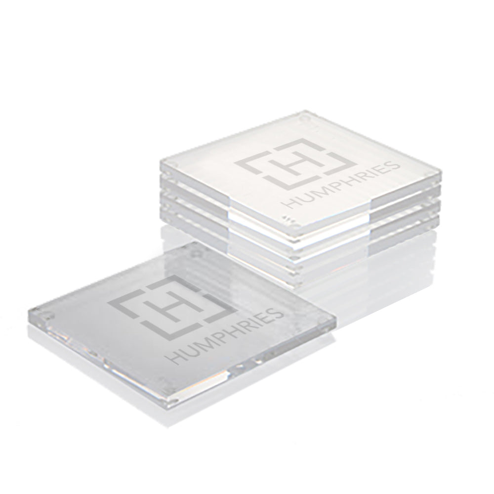 Acrylic Coaster Set of Four