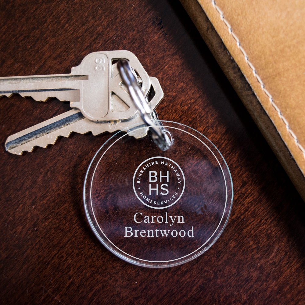 Logo Engraved Berkshire Hathaway Key Fob