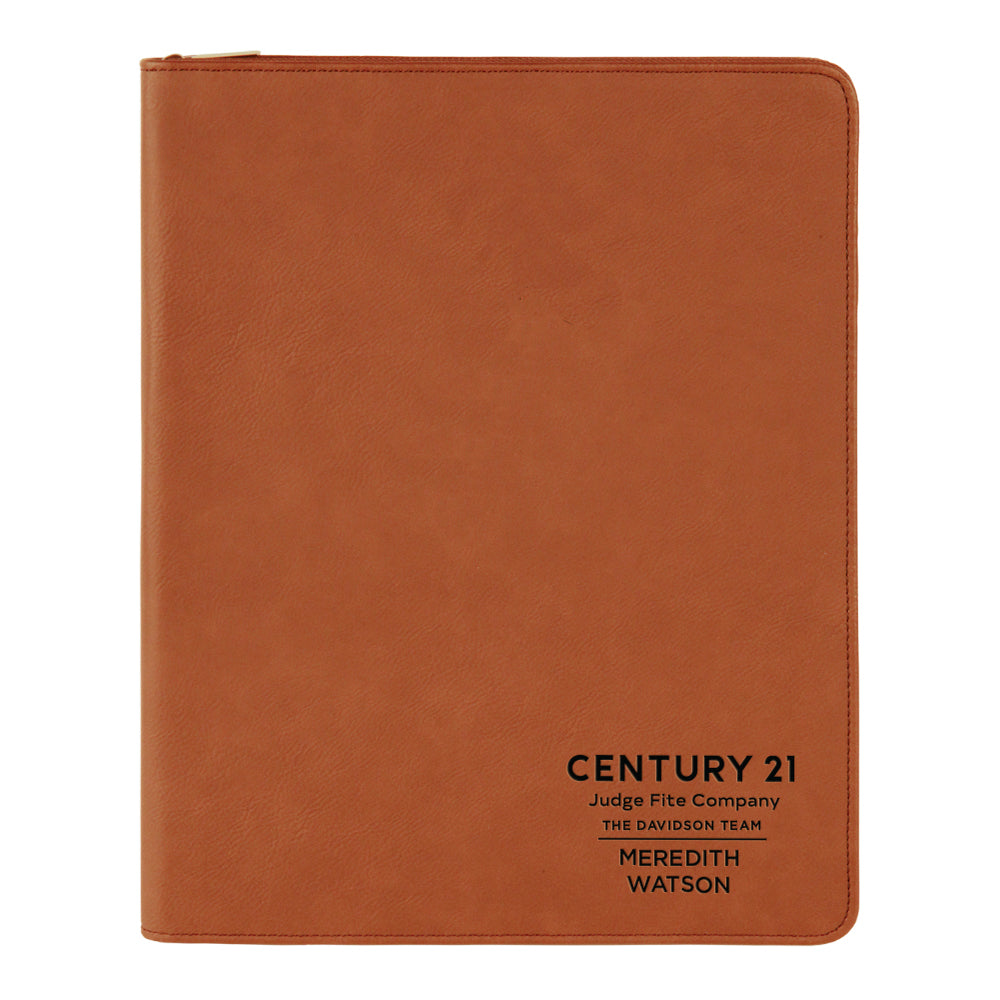 Judge Fite Custom Engraved Zippered Portfolio