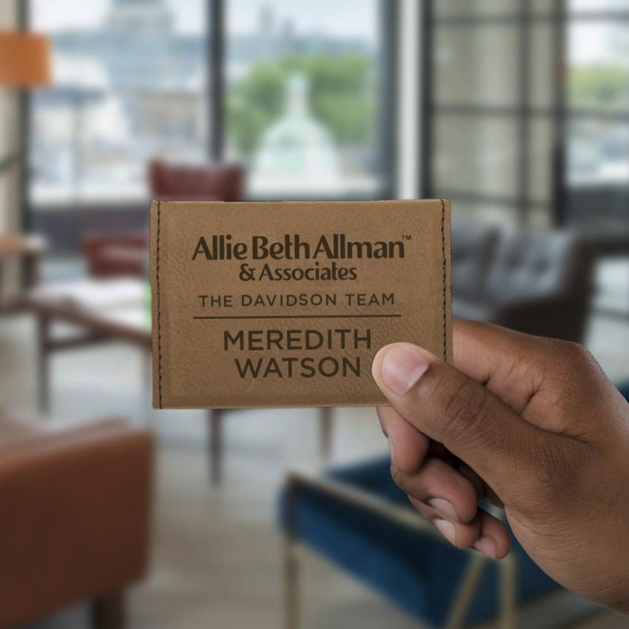Engraved Allie Beth Allman Business Card Holder
