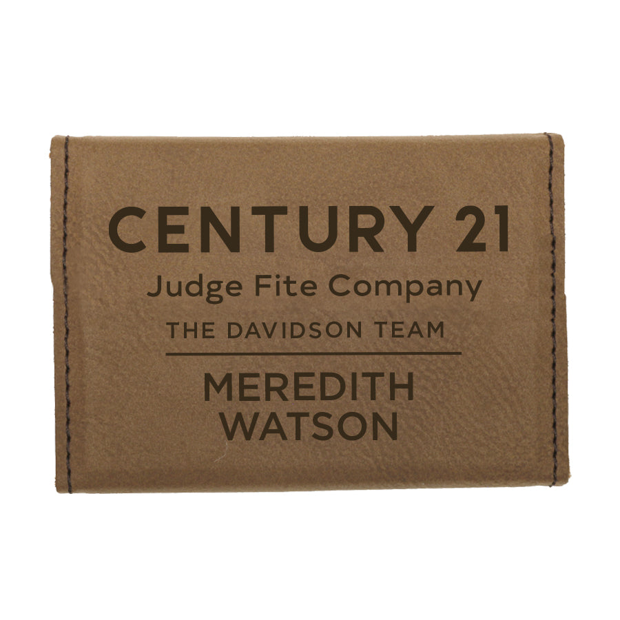 Engraved Judge Fite Business Card Holder