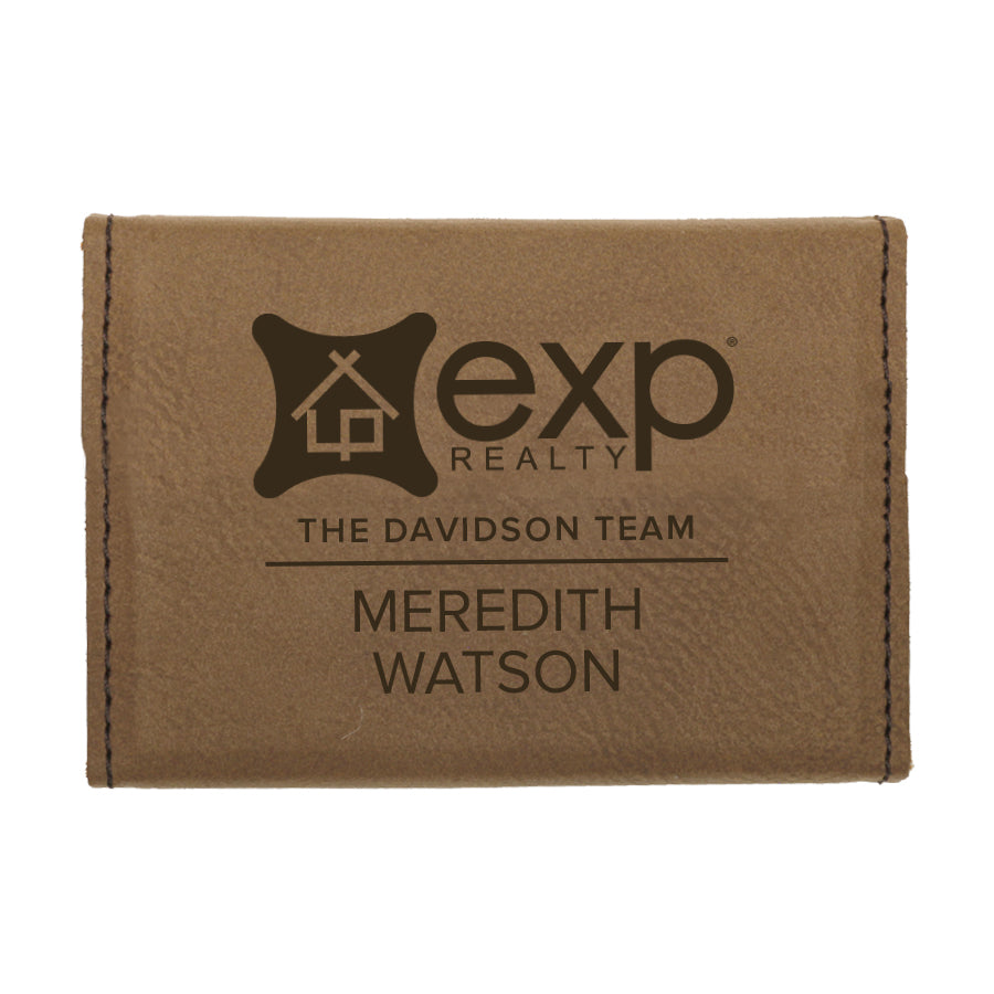 Engraved eXp Realty Business Card Holder