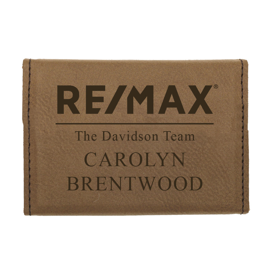 Engraved ReMax Business Card Holder