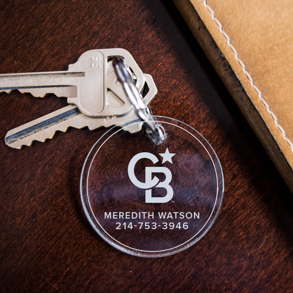 Logo Engraved Coldwell Banker Key Fob
