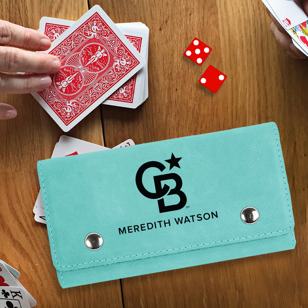 Branded Coldwell Banker Custom Engraved Card & Dice Set