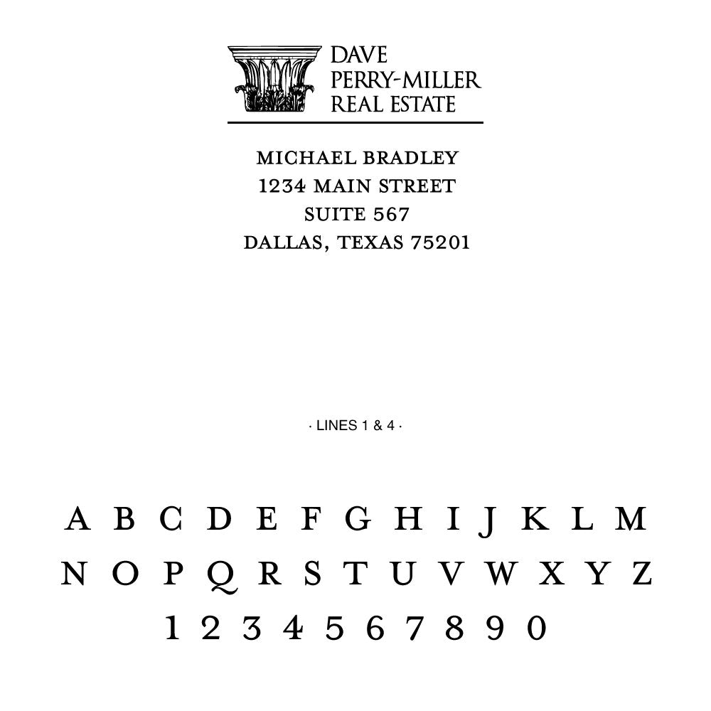 Dave Perry-Miller Custom Address Designer Stamp Clip from Resource.Direct