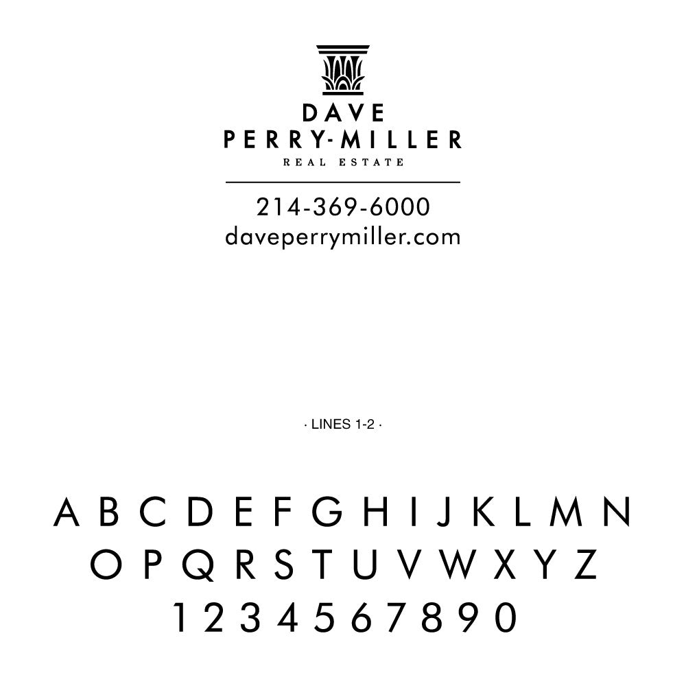 Dave Perry-Miller Custom Contact Information Designer Stamp Clip from Resource.Direct