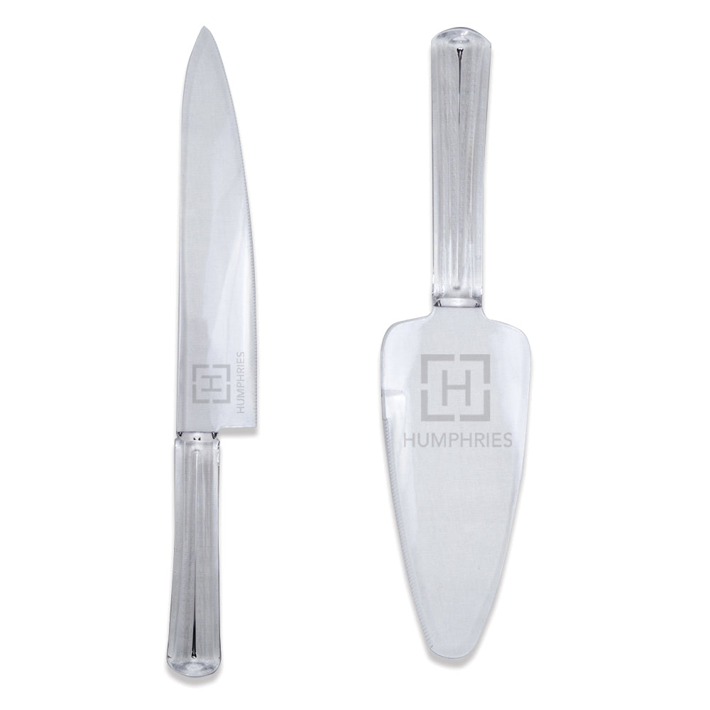 Acrylic Cake Knife & Server Set