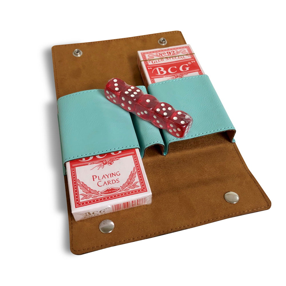 Branded Judge Fite Custom Engraved Card & Dice Set