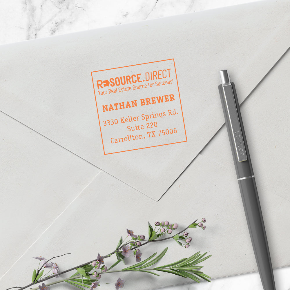 Citrine Orange Replaceable Stamper Ink Pad Good for Over 1000 Impressions