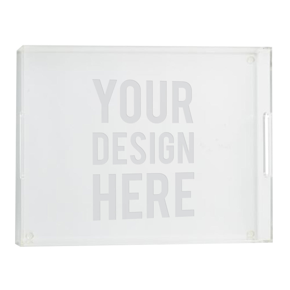 Custom Unique Engraved Acrylic Serving Tray
