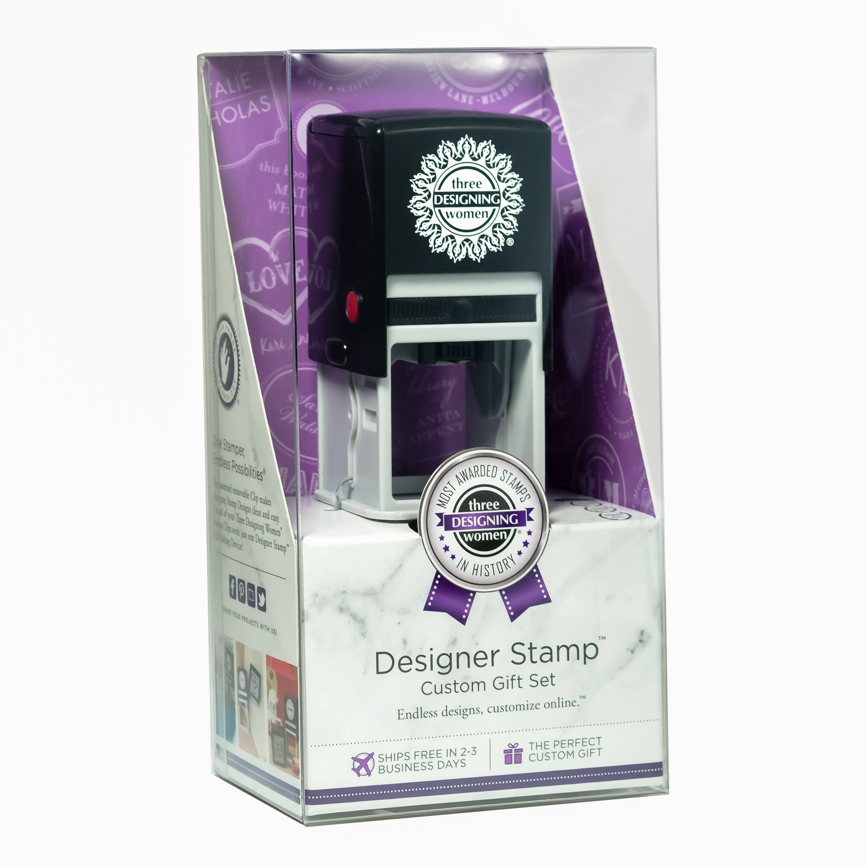 Three Designing Women Designer Stamp Custom Gift Box for Resource.Direct