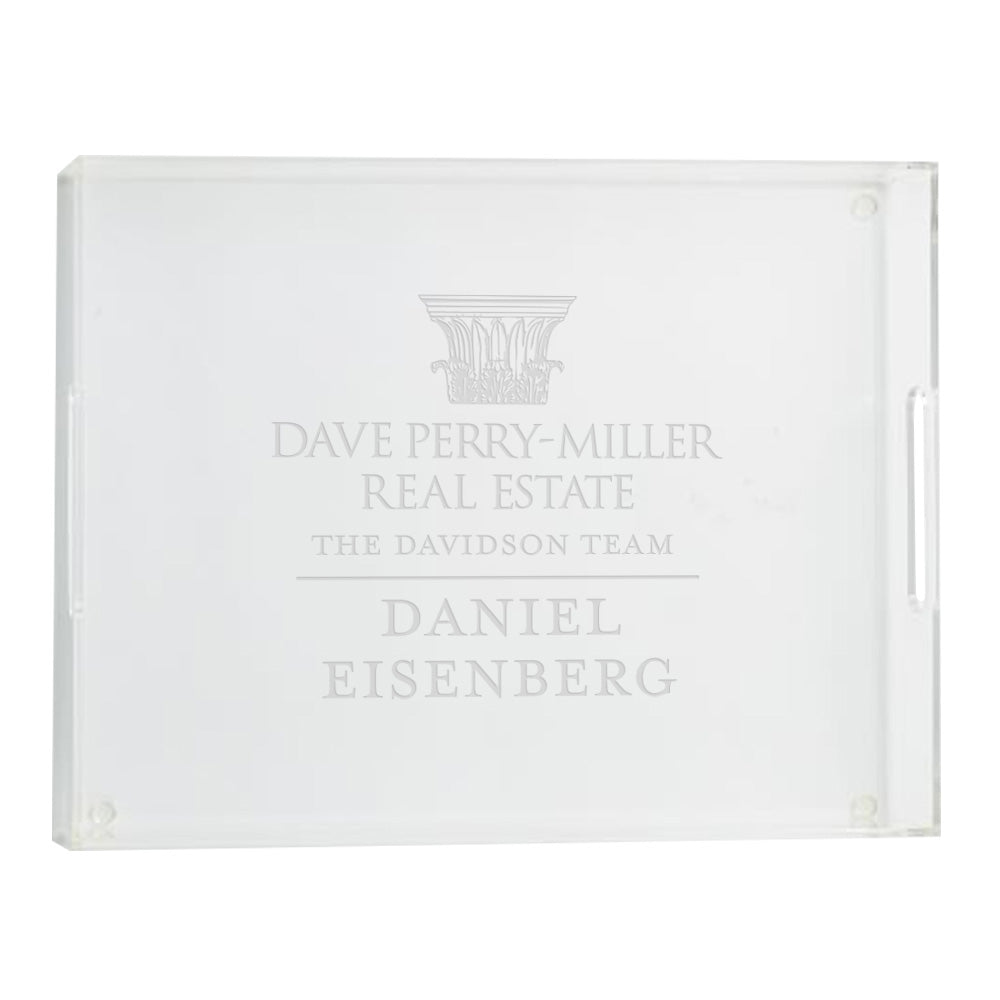 Dave Perry-Miller Custom Engraved Acrylic Serving Tray