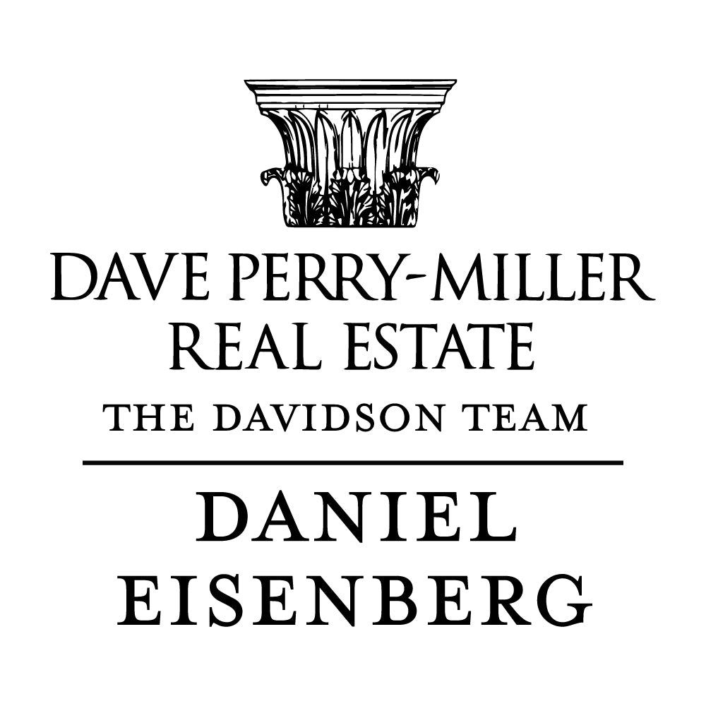 Dave Perry Miller logo branded custom name coasters set of four acrylic