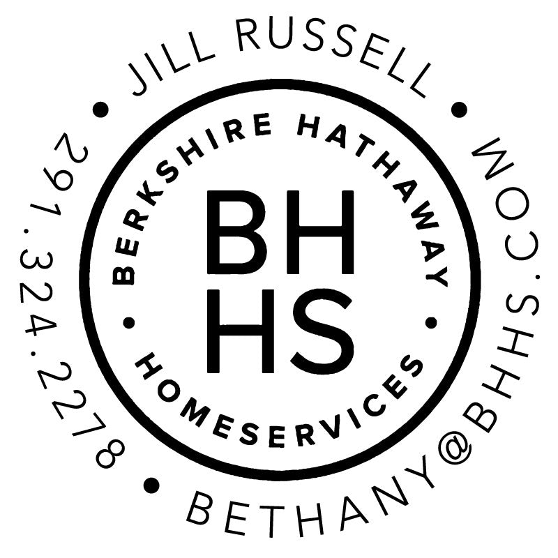 Berkshire Hathaway Round Custom Stamp
