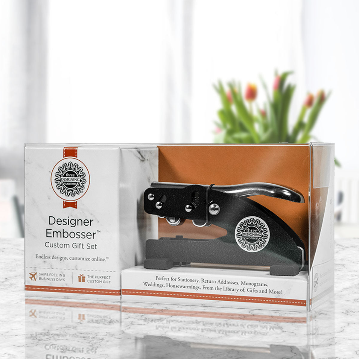 Three Designing Women Custom Embosser Gift Set Box for Resource.Direct