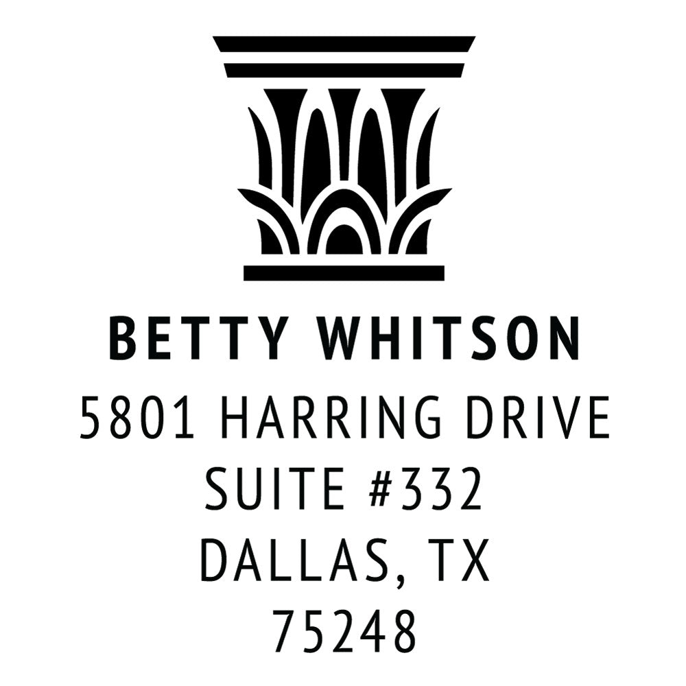 Dave Perry-Miller Custom Business Address Designer Embosser Plate from Resource.Direct
