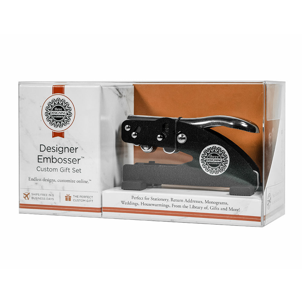 Three Designing Women Custom Embosser Gift Set Box for Resource.Direct
