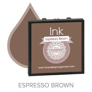 Espresso Brown Replaceable Stamper Ink Pad Good for Over 1000 Impressions