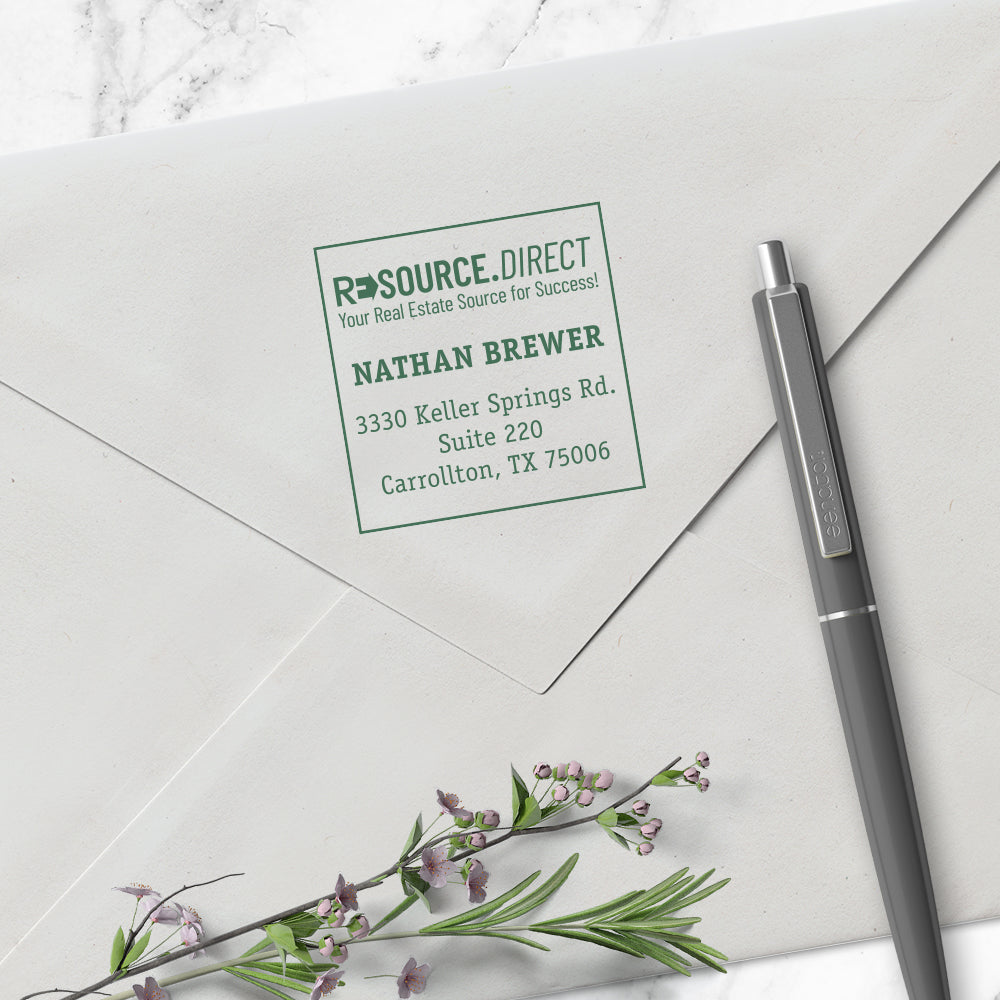 Forest Green Replaceable Stamper Ink Pad Good for Over 1000 Impressions