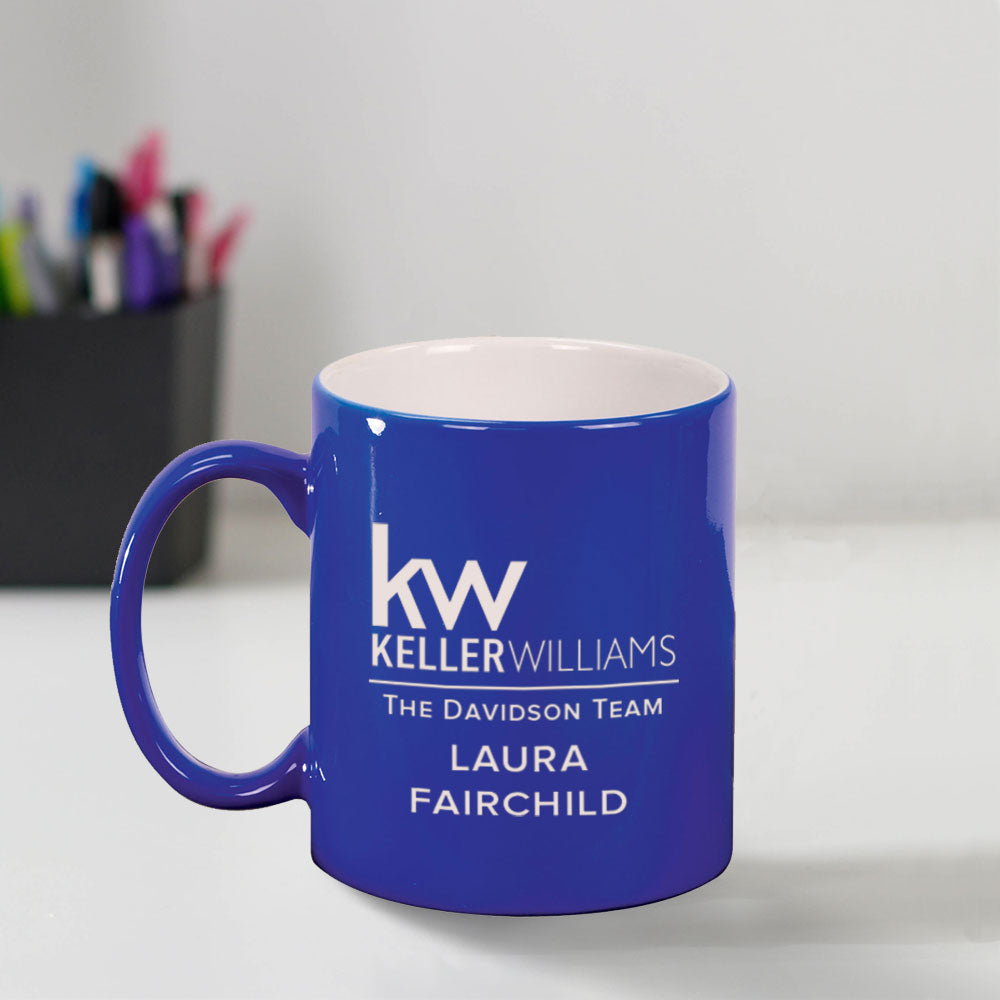 Custom Engraved Keller Williams Coffee Mug