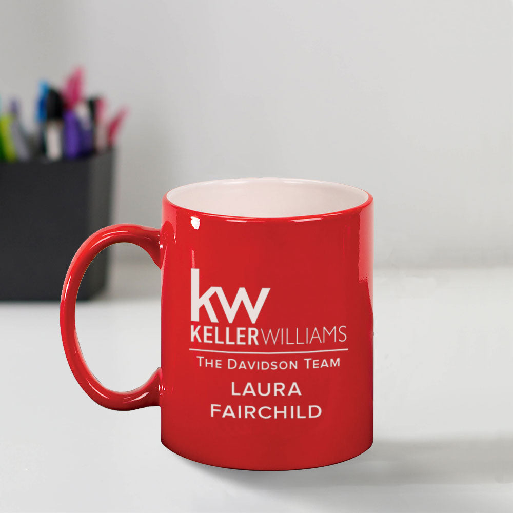 Custom Engraved Keller Williams Coffee Mug