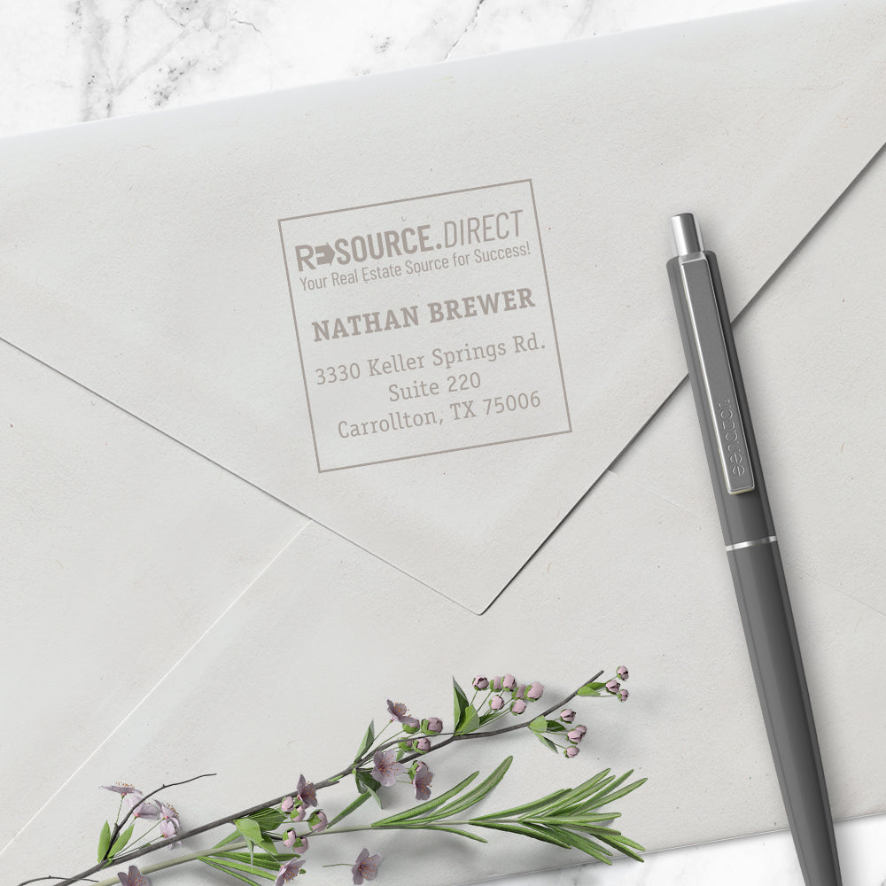 Natural Stone Replaceable Stamper Ink Pad Good for Over 1000 Impressions