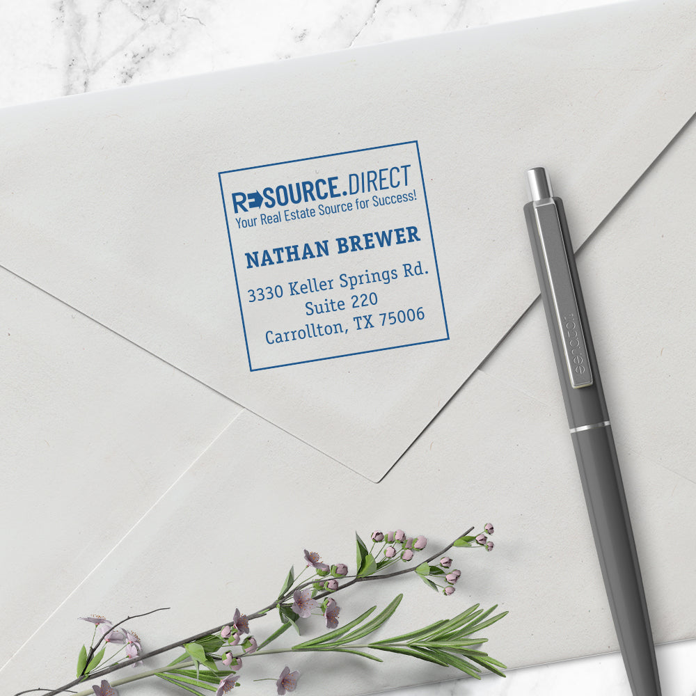 Newport Navy Replaceable Stamper Ink Pad Good for Over 1000 Impressions