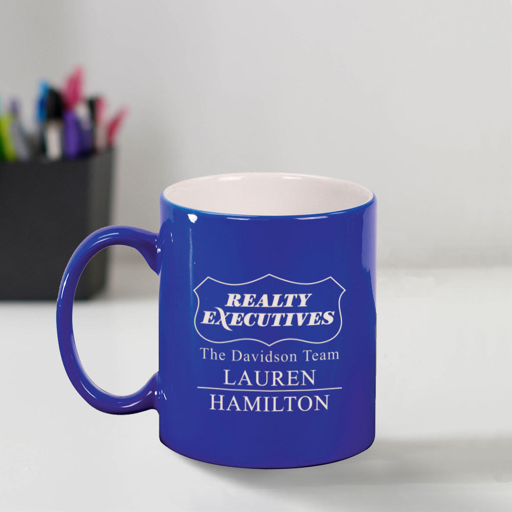 Custom Engraved Realty Executives Coffee Mug