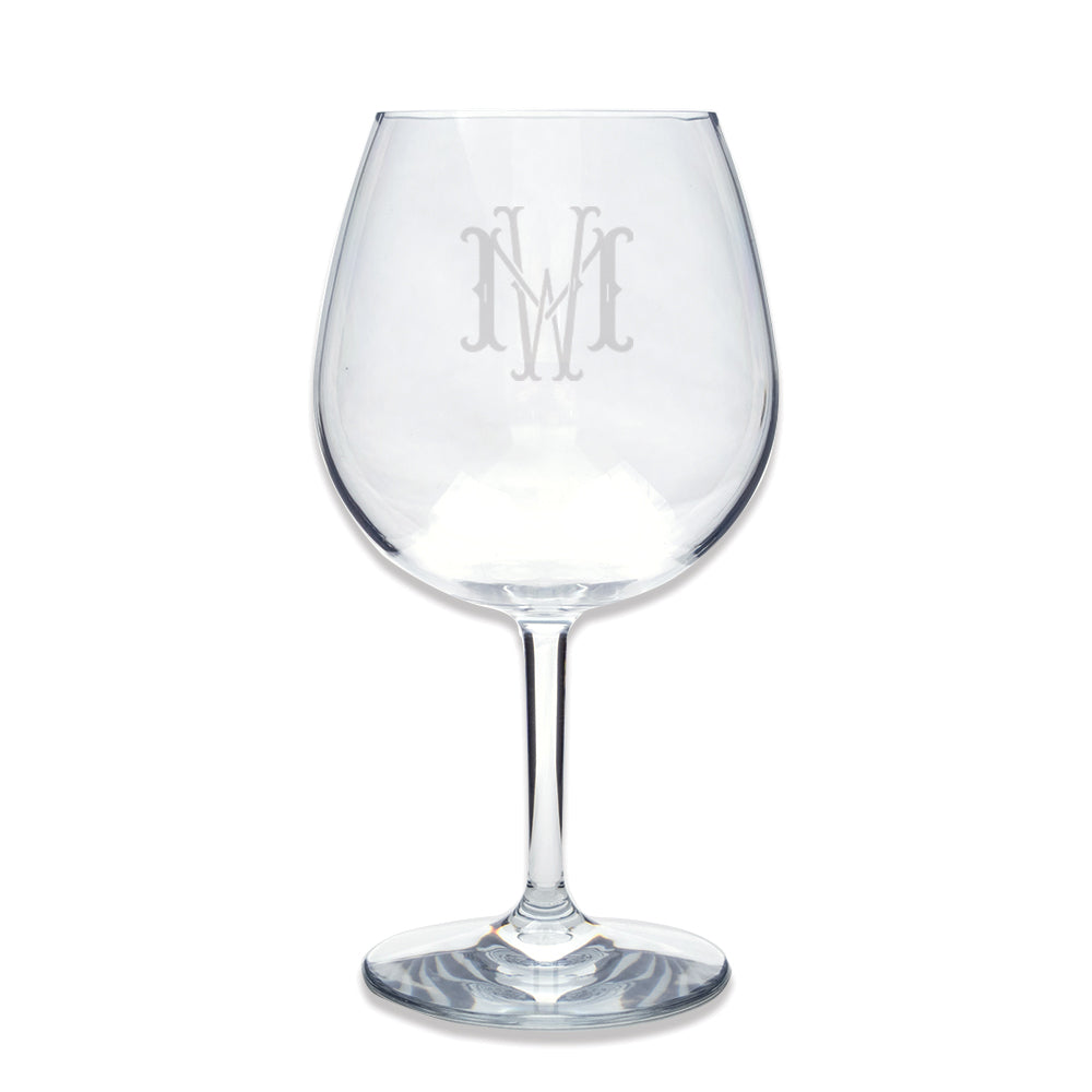 Acrylic Red Wine Glass