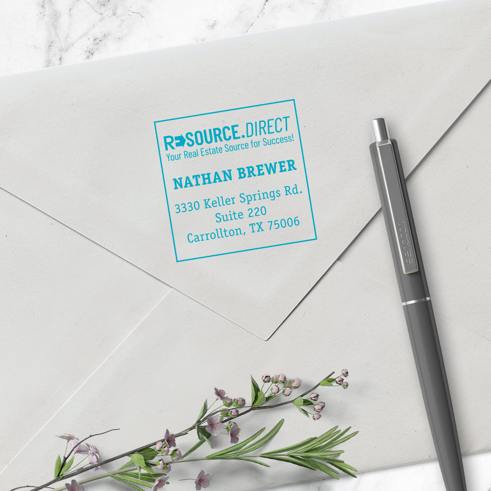 Sky Blue Replaceable Stamper Ink Pad Good for Over 1000 Impressions