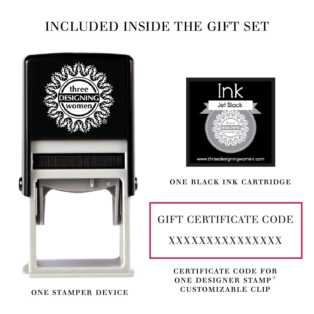 Three Designing Women Designer Stamp Custom Gift Box for Resource.Direct