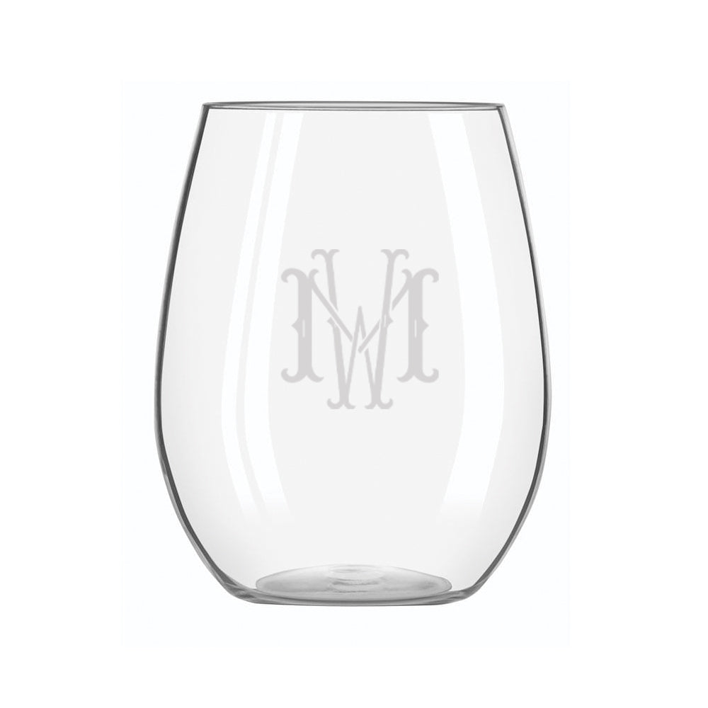 Acrylic Stemless Wine Glass