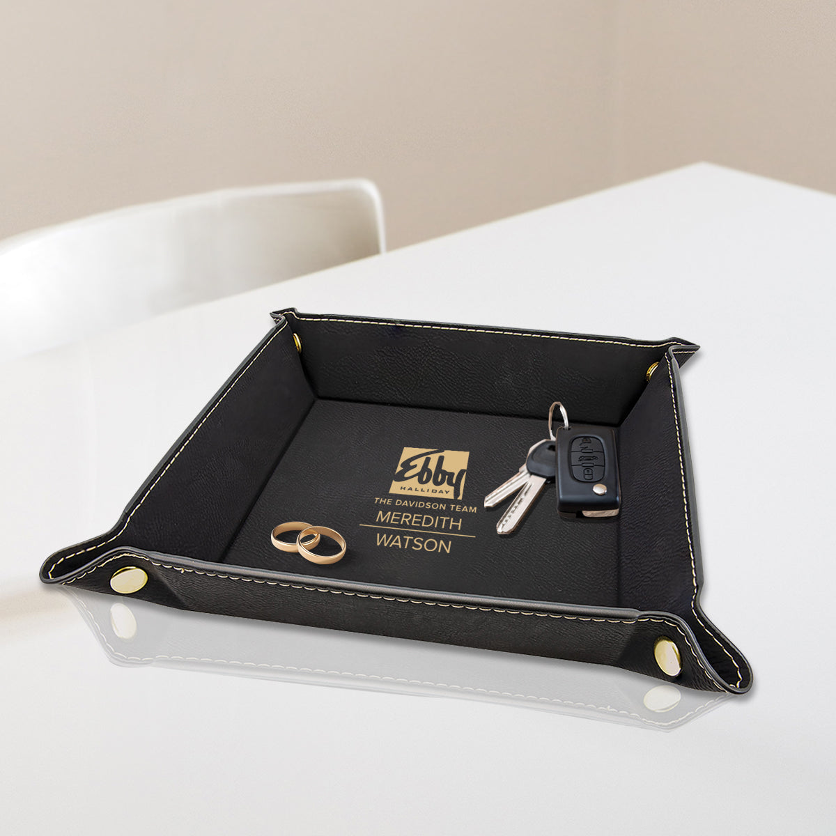Ebby Halliday Custom Engraved Valet Tray