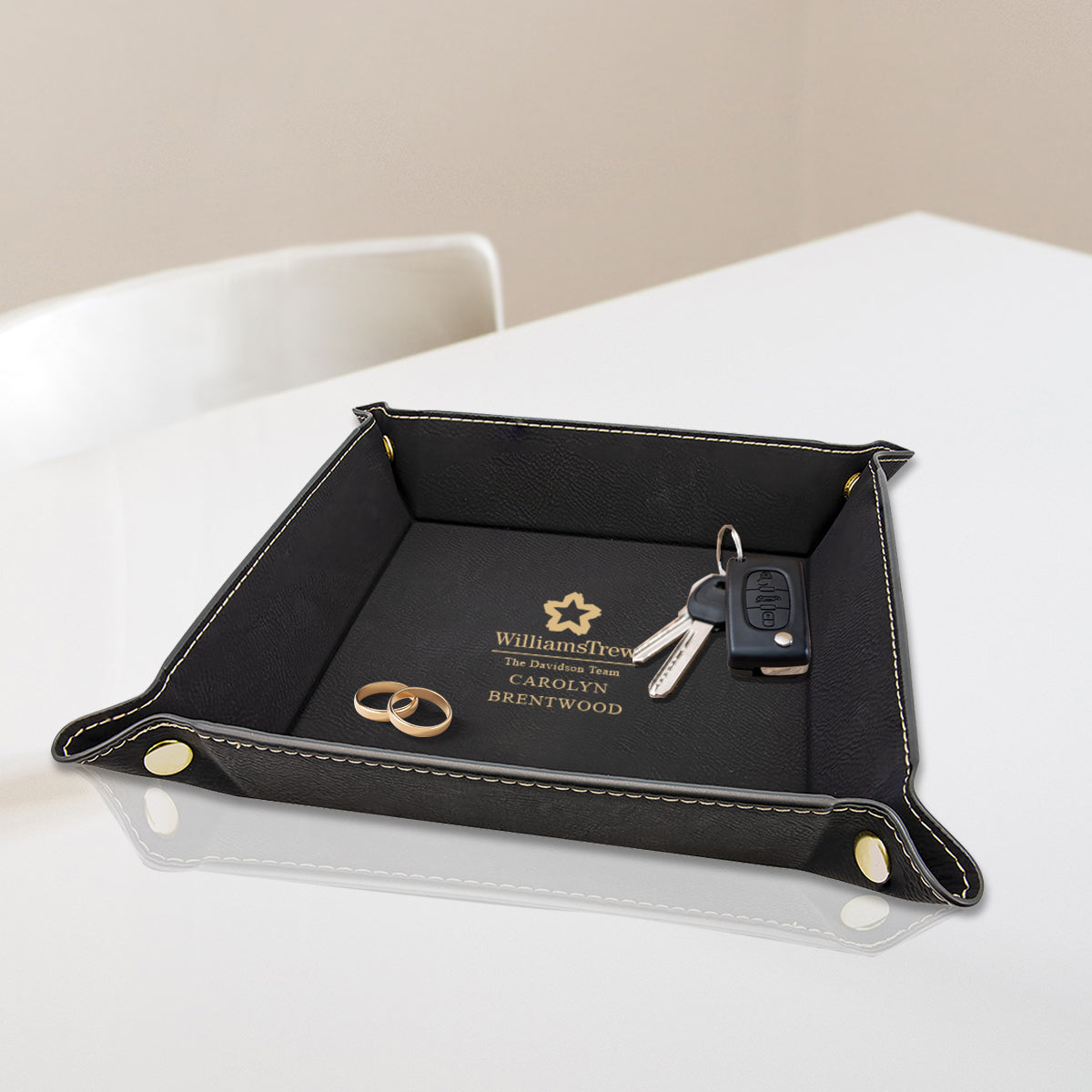 Williams Trew Custom Engraved Valet Tray