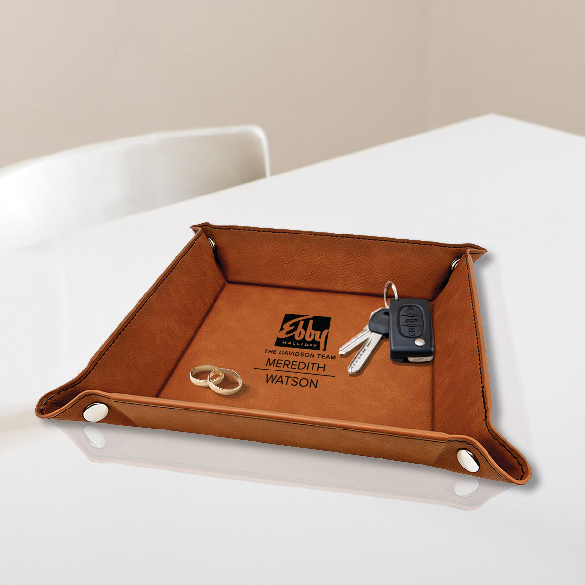 Ebby Halliday Custom Engraved Valet Tray