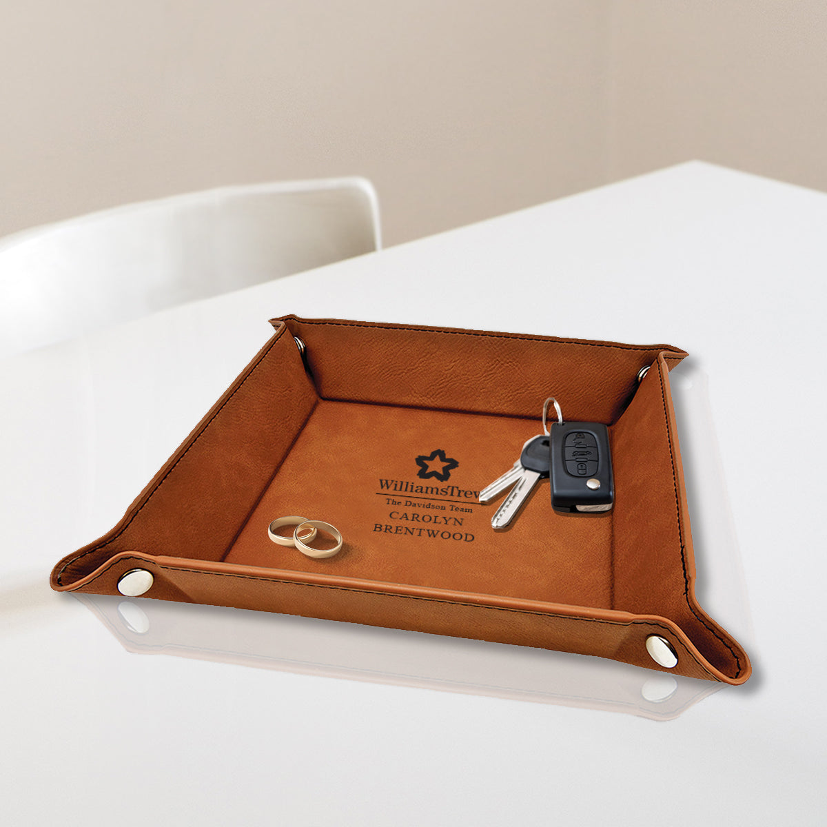 Williams Trew Custom Engraved Valet Tray
