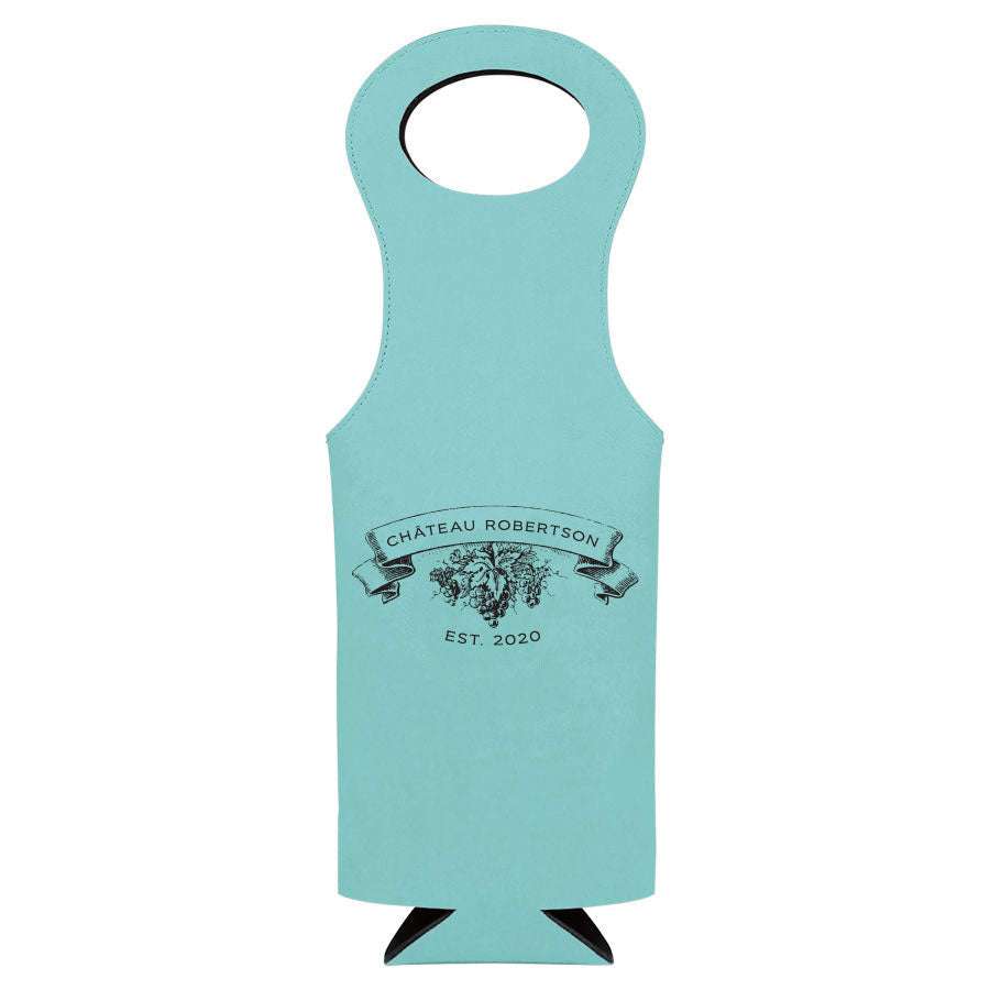 Engraved Wine Satchel