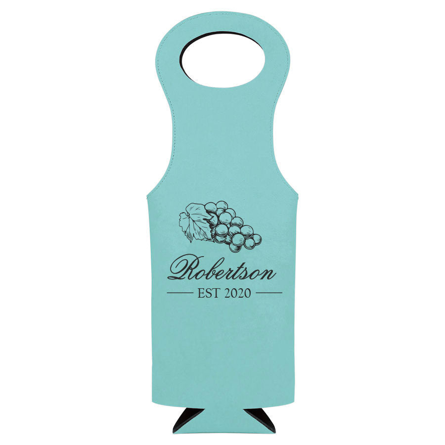 Engraved Wine Satchel