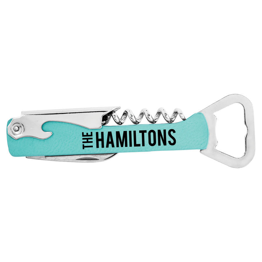 Engraved Wine & Bottle Opener