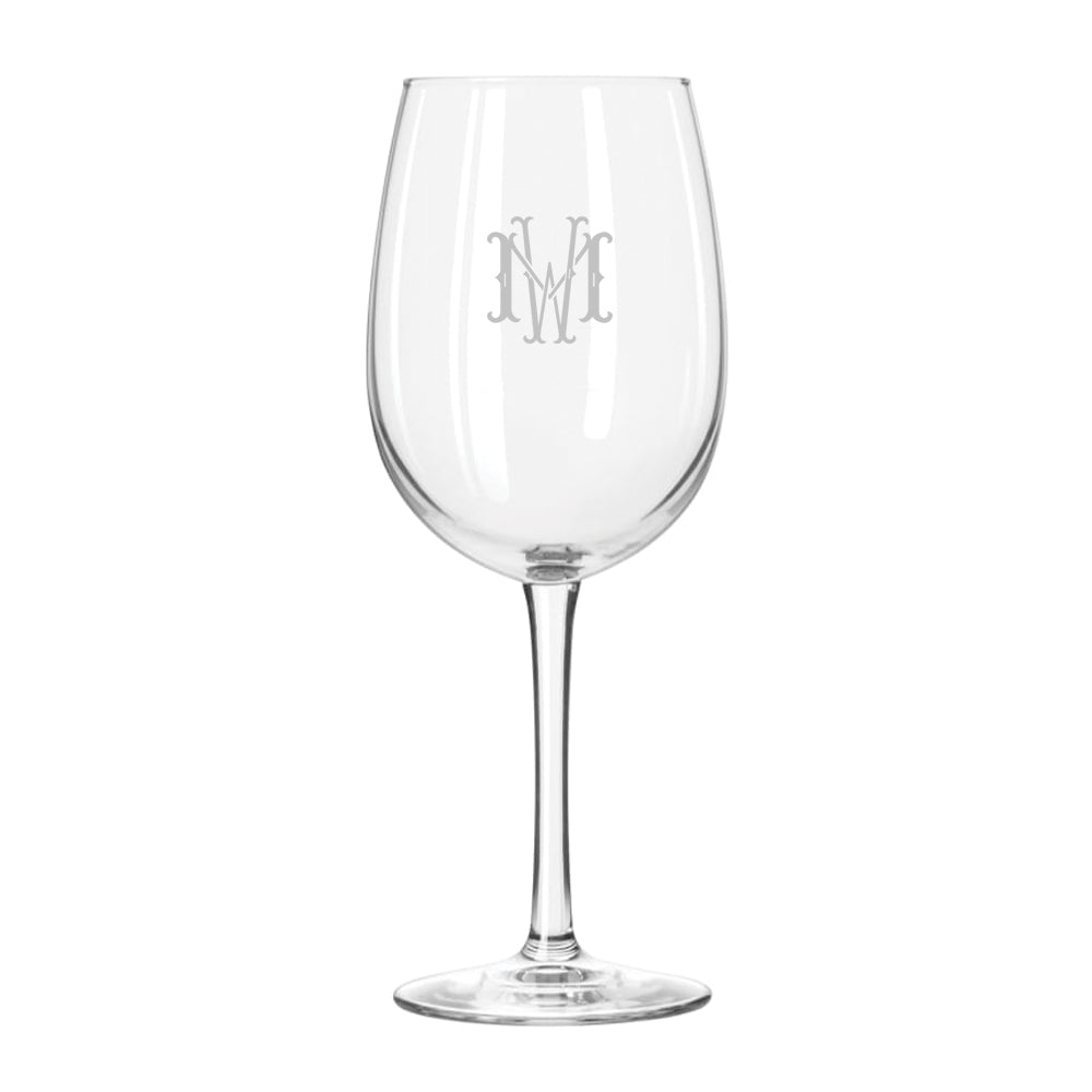 Glass Stemmed Wine Glass