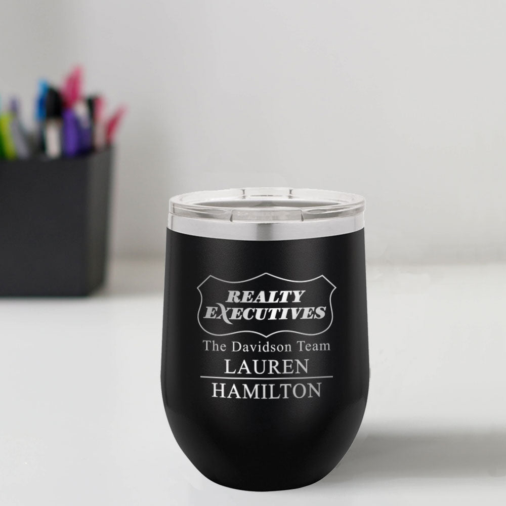 Realty Executives Custom Engraved 12 oz Tumbler