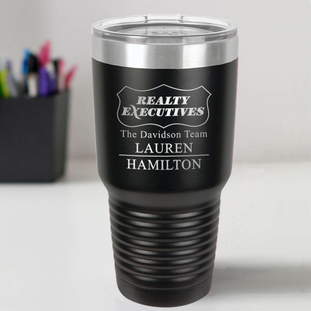 Realty Executives Custom Engraved 30 oz Tumbler